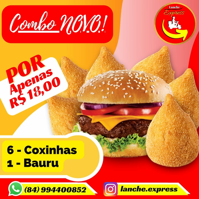 Combo Coxinhas e Bauru